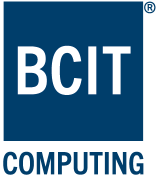 BCIT logo in blue